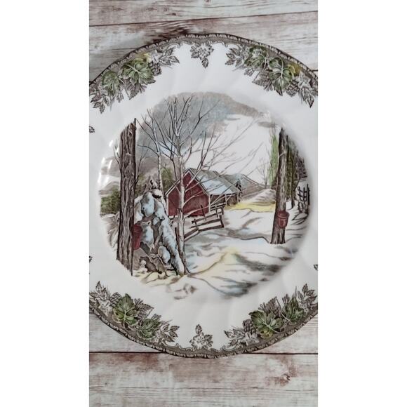 Johnson Brothers Friendly Village Sugar Maples Dinner Plate 10.25" - Picture 6 of 8